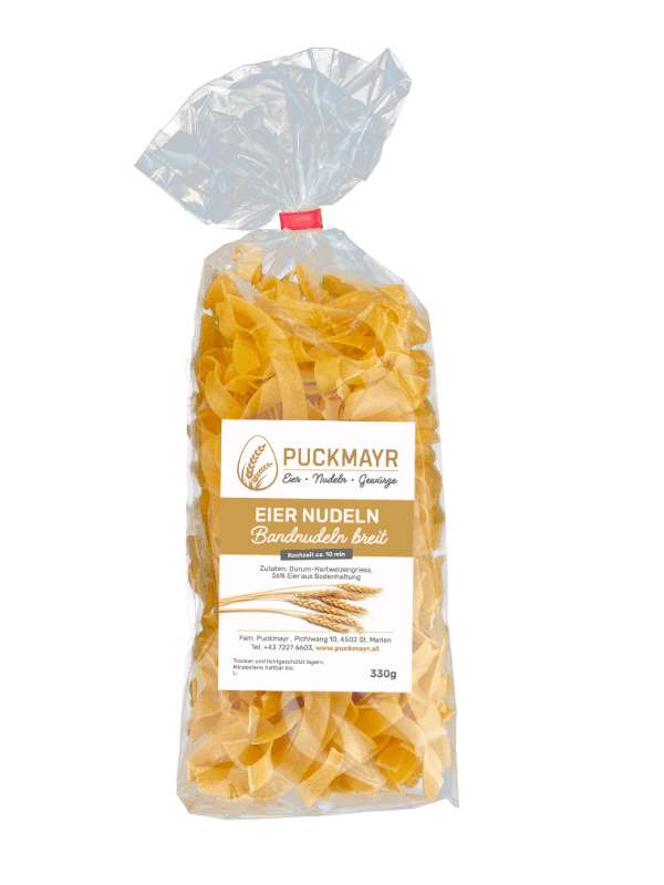 eine Packung Bandnudeln