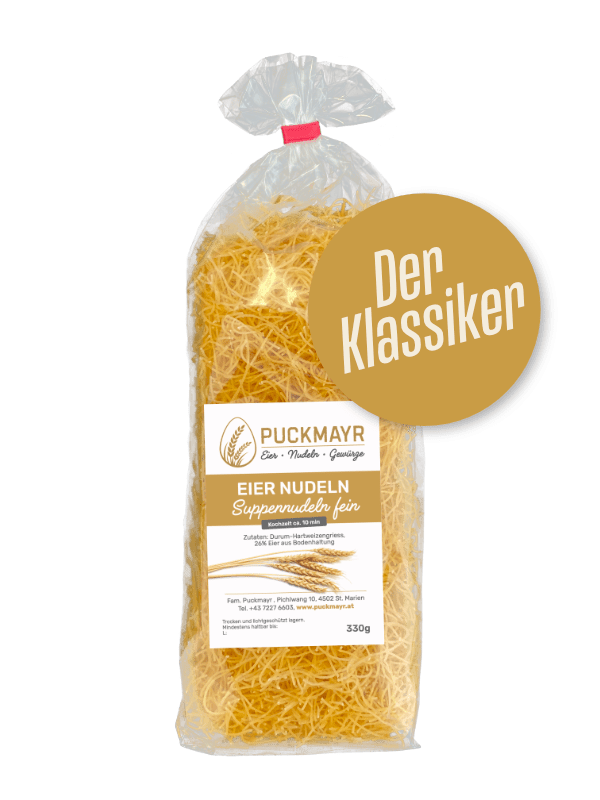 eine Packung Suppennudeln